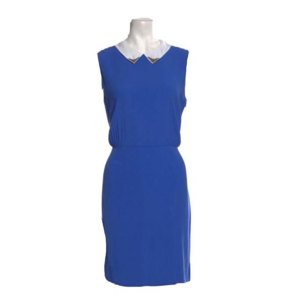 Sandro Dress, Blue, Designer Size 3 - Picture 3 of 15